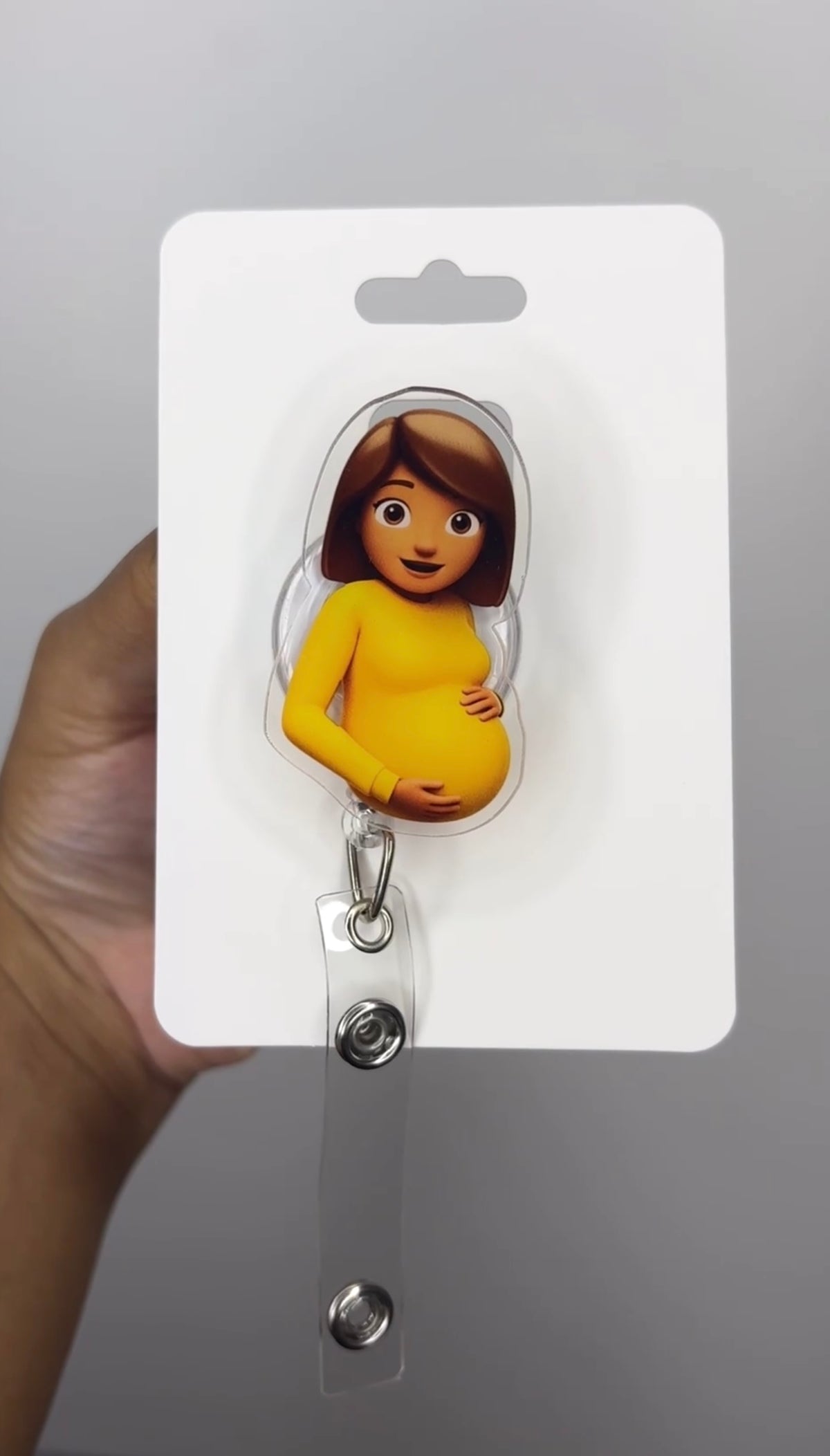 Certified Baby Lover Yellow Badge Reel
